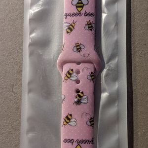 22 mm Silicone Band for Android Smart Watches. CUTEST Queen Bee design! 🐝